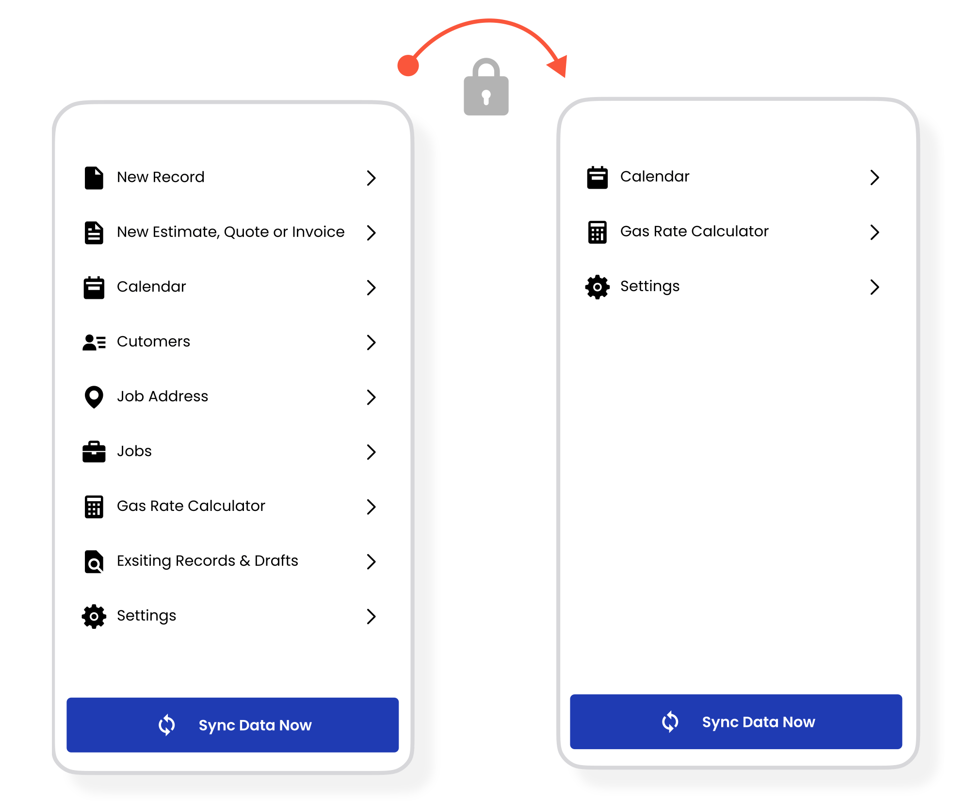Gas-Engineer-Software-Advanced-User-Permissions Add user permissions to control who sees what