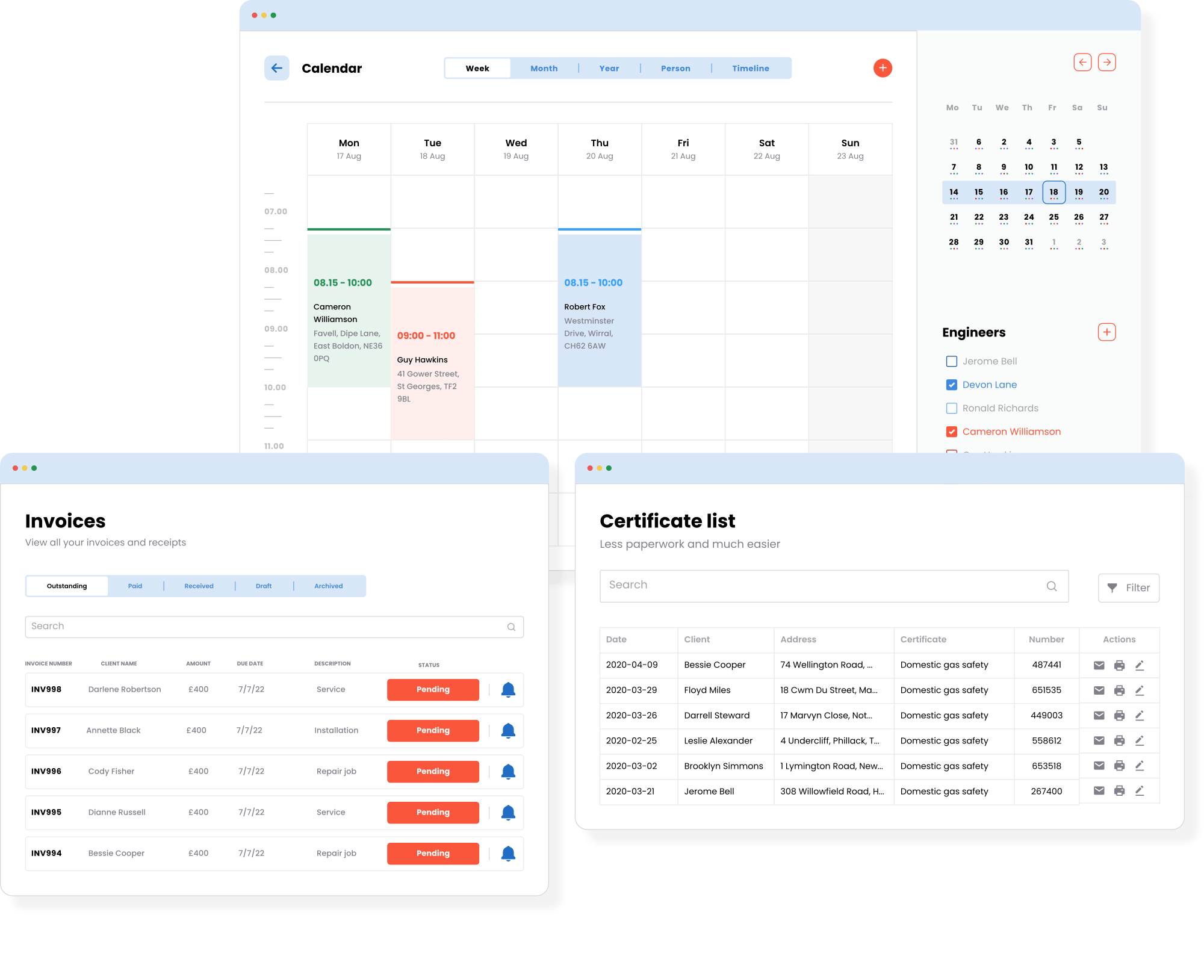 schedule-a-demo-with-gas-engineer-software Save time creating records, certificates, and more