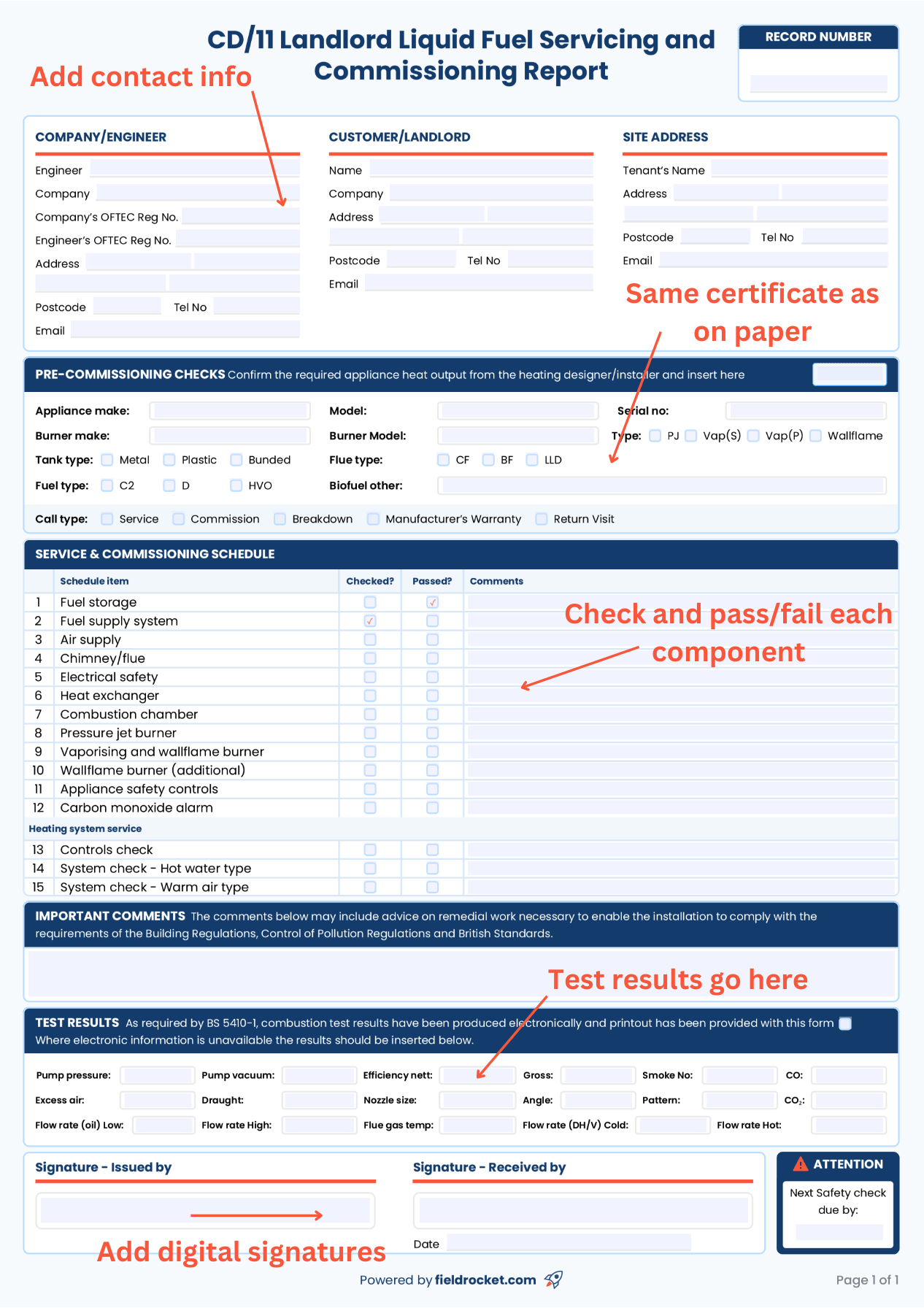 CD11 instructions