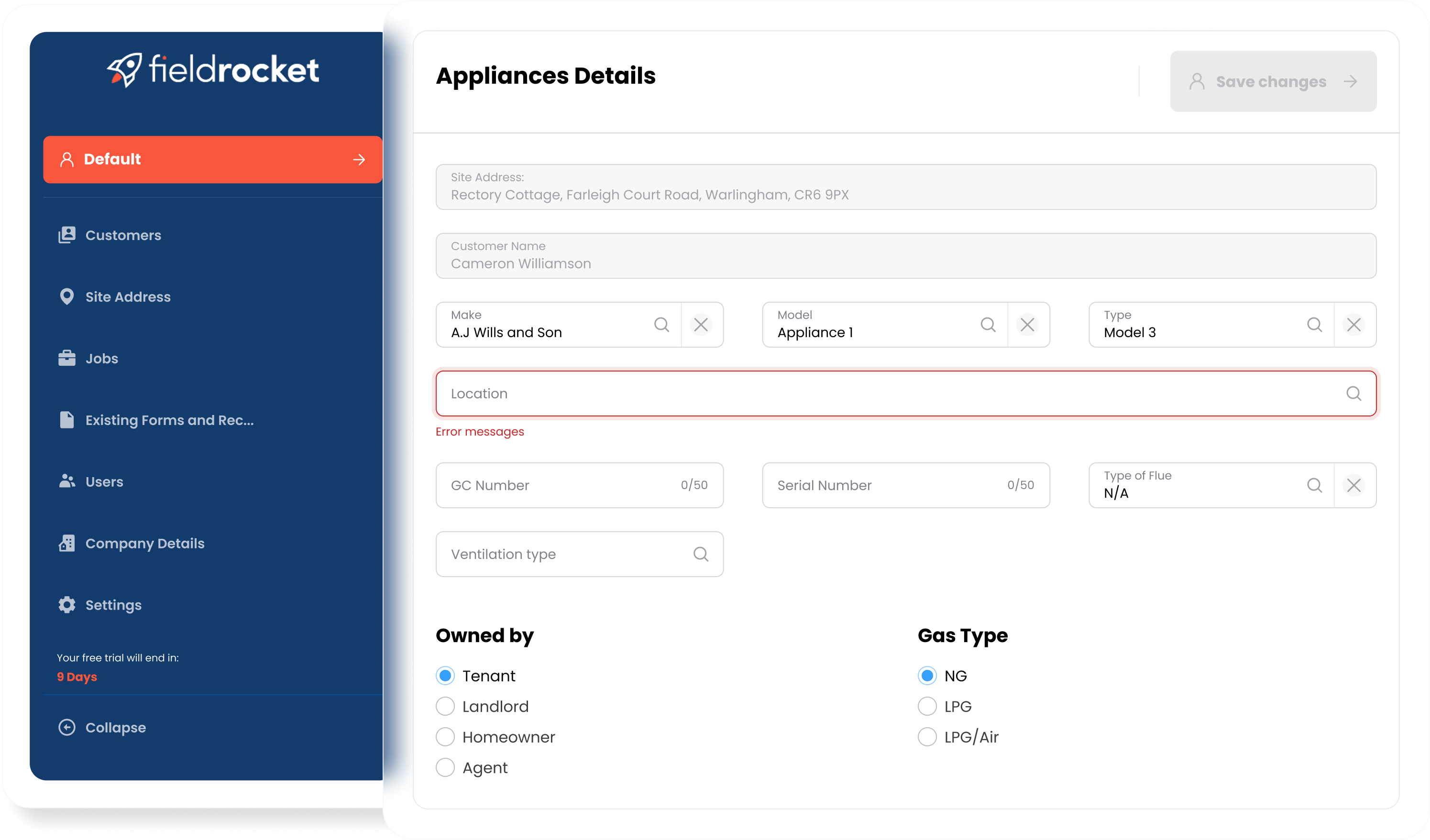 Electrical - Header Image v2 Job management made easy on FieldRocket