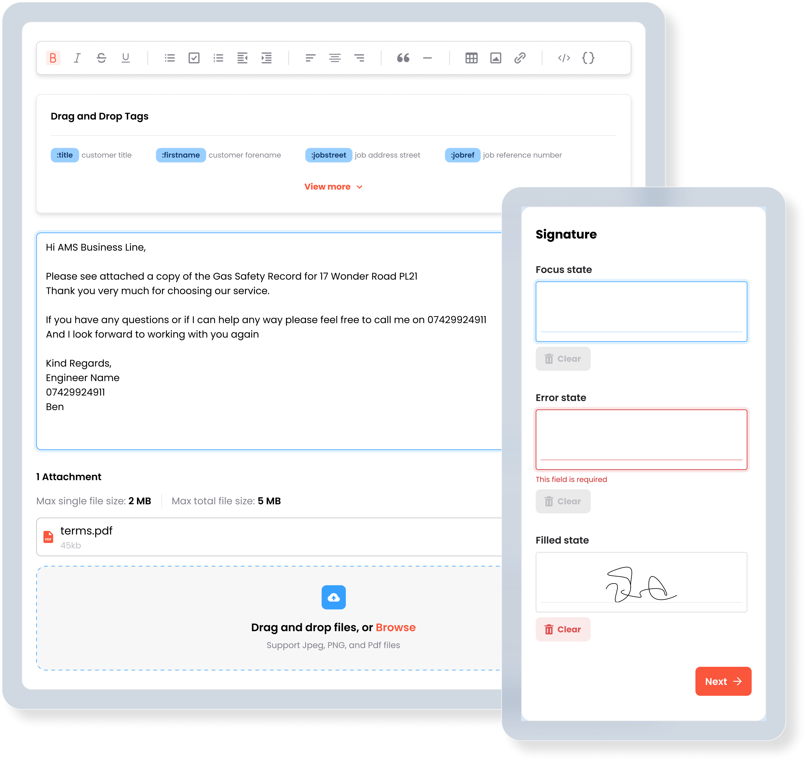 Little details to impress your customers customise emails and sms reminders