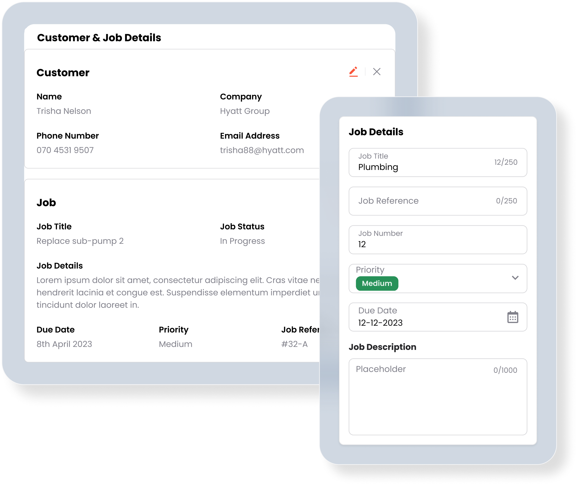 Keep track of every detail Organise your gas engineers and staff