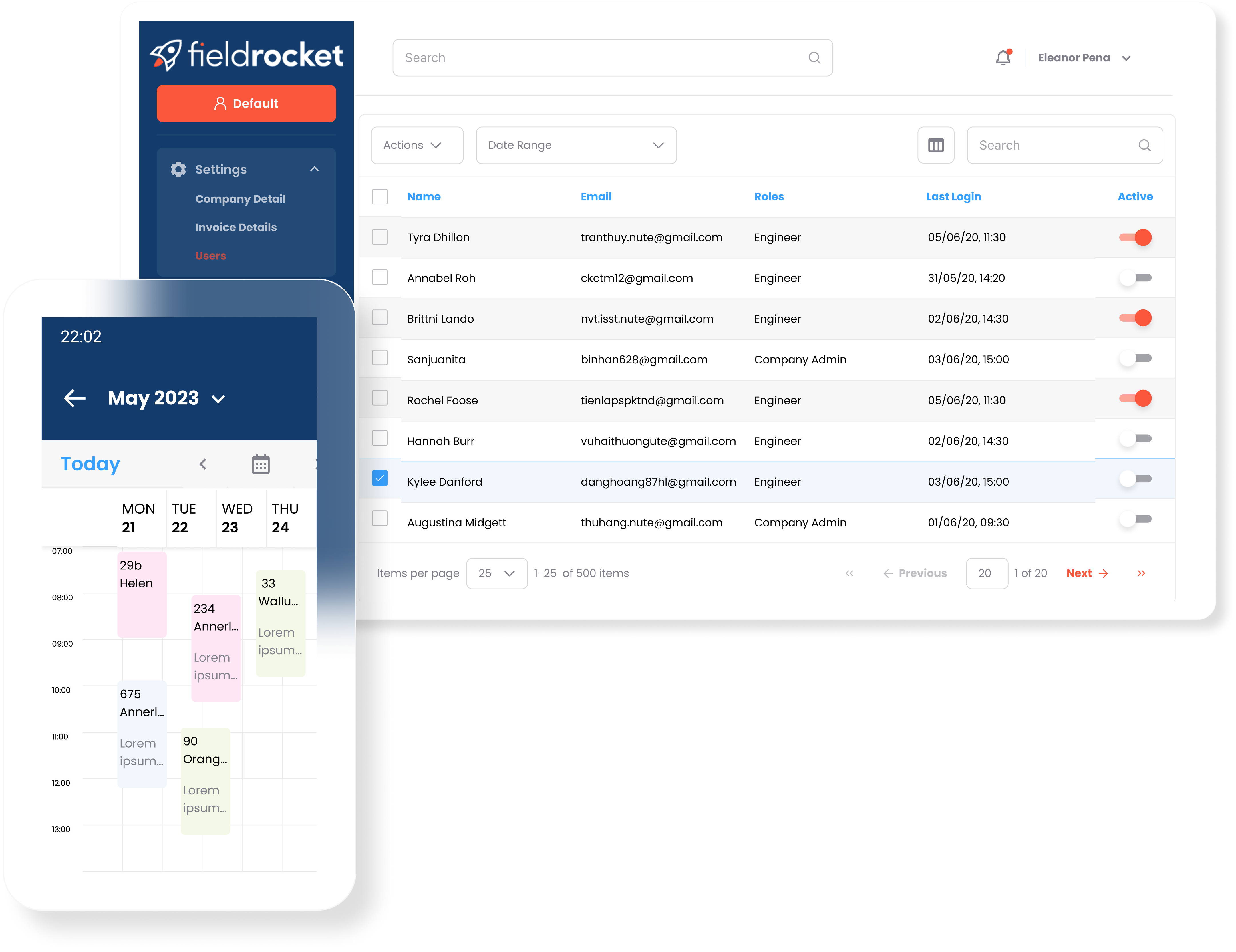 Job Management Software - Top Header Gas Certificate Software and App